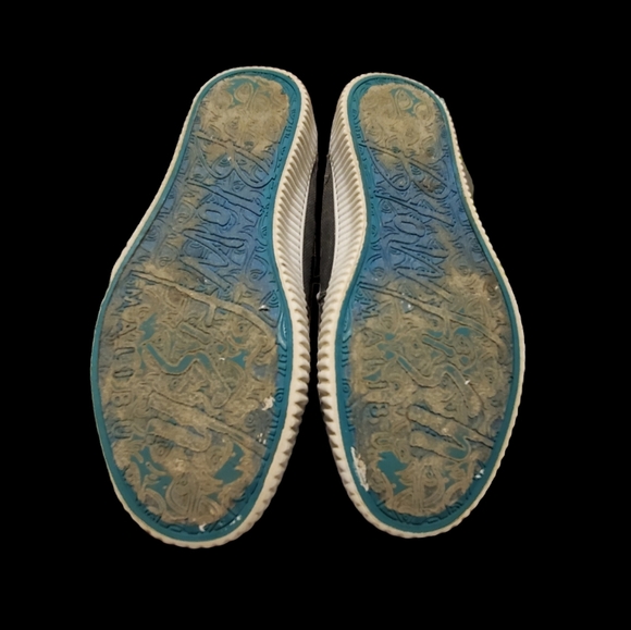 Blowfish womens Dark Grey canvas Midtop sneakers. - Picture 9 of 10